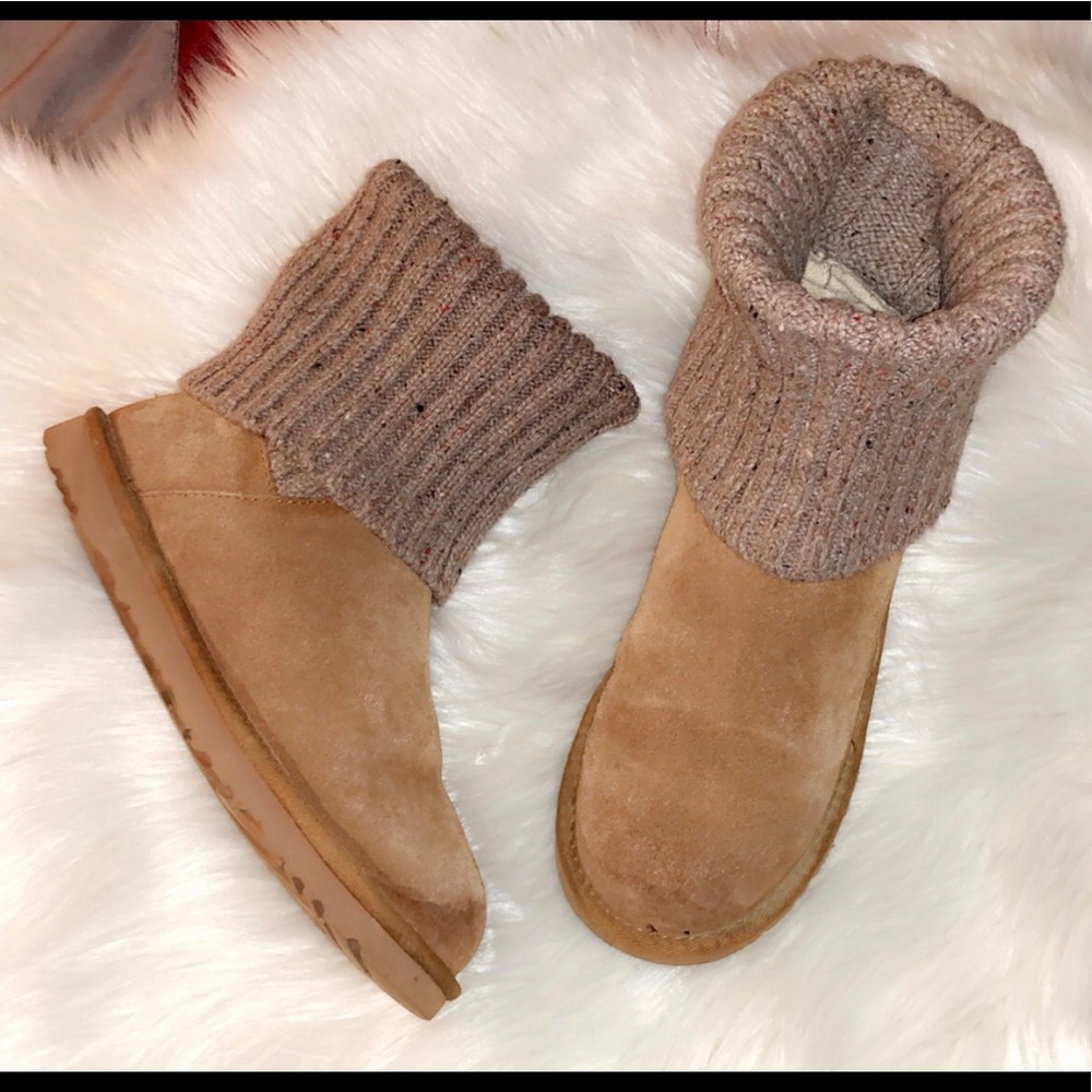 UGG Chestnut Cable Knit Boots - Picture 2 of 8